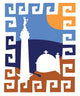 Greek Fest Church And Landscape Logo